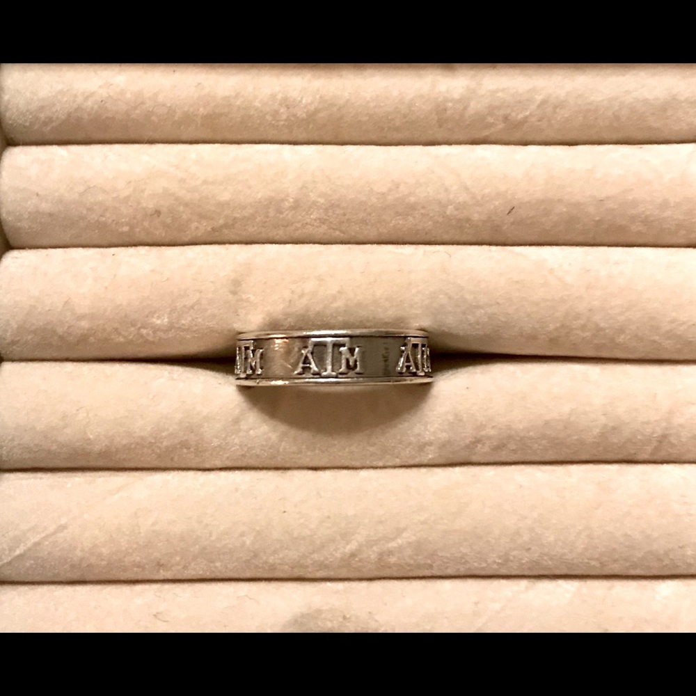 A&M sterling silver adjustable ring